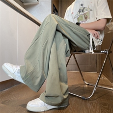 2025夏季新款冰丝设计感印花宽松休闲裤B315-K25572-特p30控58，男装休闲裤，电商B315
