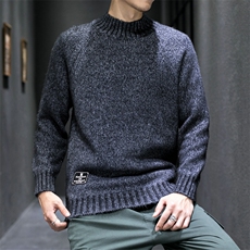 套头毛衣男2021新款半高领秋冬针织衫潮流DS509T，男装针织衫/毛衣，电商A102
