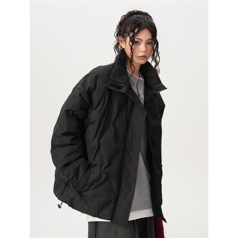 菱格立领棉服男女秋冬季潮牌宽松加厚保暖棉衣休闲情侣装外套,男装棉衣,星座1210-1