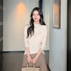 2025秋冬百搭时尚半高领抽条羊绒针织衫,女装羊绒衫,玛卡隆羊绒, 2025秋冬百搭时尚半高领抽条羊绒针织衫,女装羊绒衫,玛卡隆羊绒,