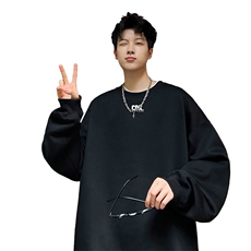 ！圆领卫衣男长袖T恤男WY172-P28加绒款（JR）-P33控价:49，男装卫衣，电商B367