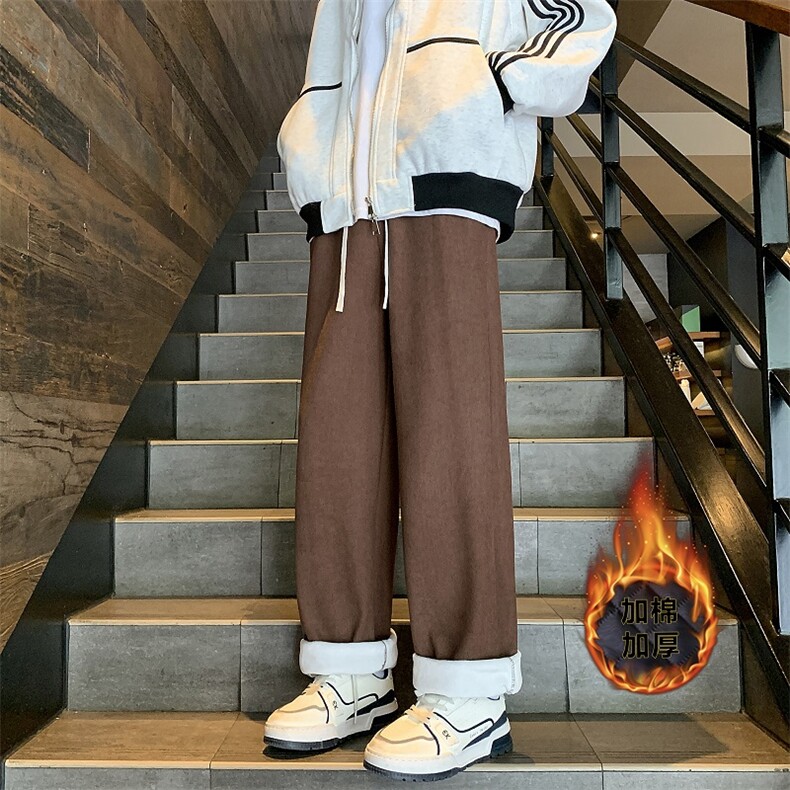 加绒加厚冬款男休闲裤灯芯绒保暖直筒长裤H0648P30加绒P37,男装休闲裤,星座1013-1