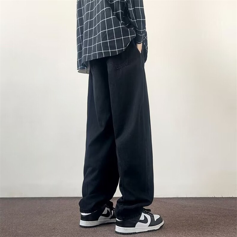 春夏男款宽松牛仔长裤工艺风K034p45,男装休闲裤,星座1013