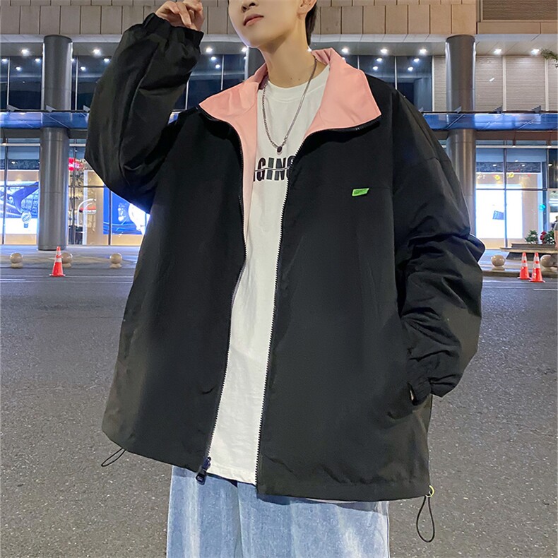 JK1212023秋季大码港风渐变双面穿夹克外套109-JK121-P80，男装夹克，星座109