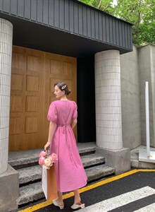 韩系连衣裙 版型超正颜色也漂亮图片