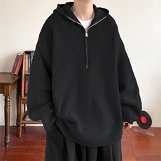 现货高品质得物抖音连帽套头毛衣M3611-P65，男装针织衫/毛衣，星座1212