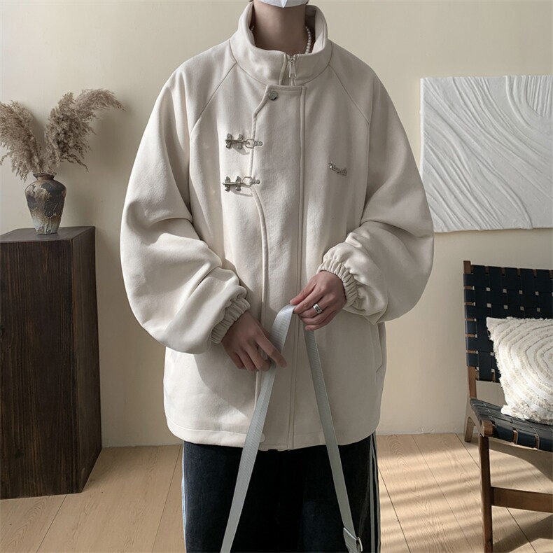重磅！麂皮绒复合夹克飞机扣外套CP43-特P60 控价：108图片
