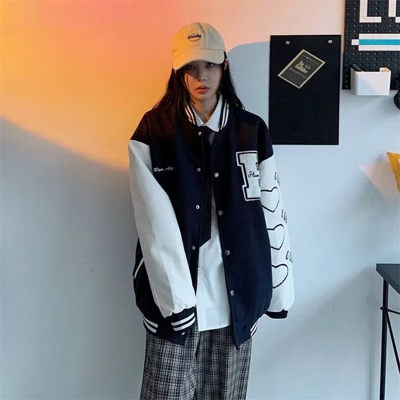 新款气质潮流时尚文艺原宿日系百搭流行男女简约ins短外套XJ66P65,男装夹克,星座1116-2