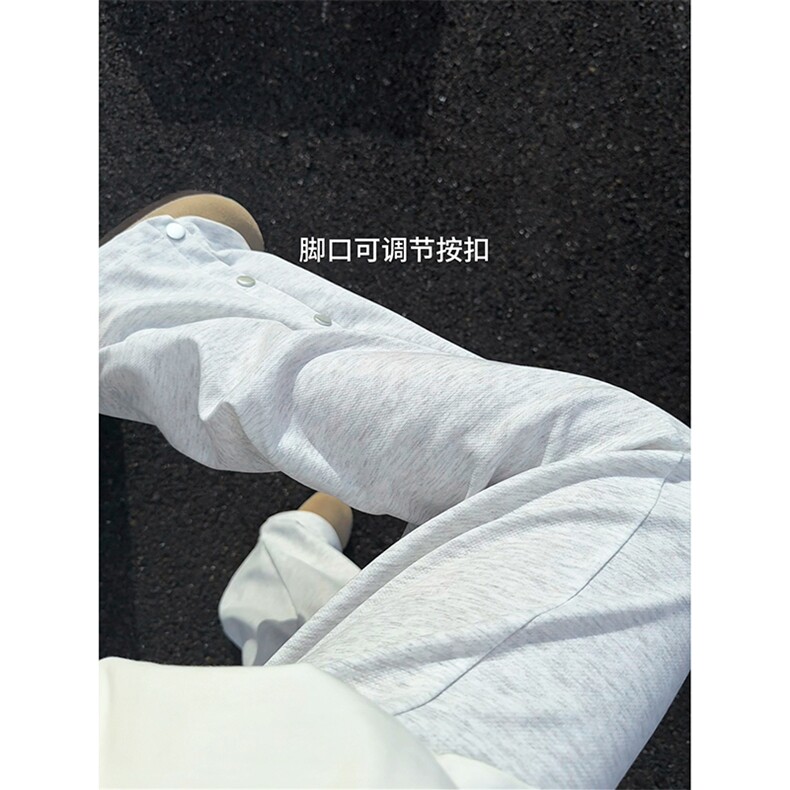 美式复古高街潮流裤子法式慵懒风阔腿高级感长裤K816TP35控58图片