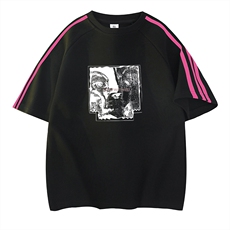 黑色拼红织带