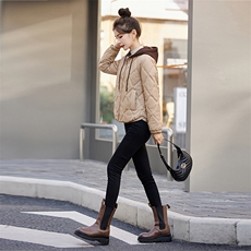 2024冬季新款女装休闲简约加绒风衣外套，女装风衣，涵亦佰惠