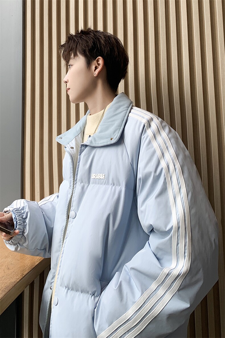 新款字母印花潮牌立领羽绒服男冬季外套225-2-Y212-P235-控318,男装羽绒服,星座225-2