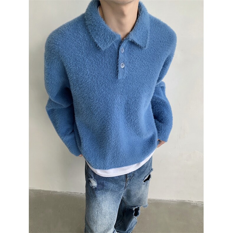 现货！24亲肤马海毛套头针织衫MY03--P105,男装针织衫/毛衣,电商B288