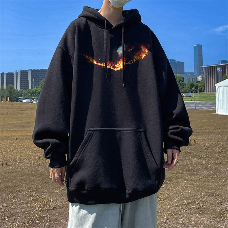 抖音得物供货可提供视频春装重磅美式宽松连帽卫衣DL2453,男装卫衣,电商A486-1