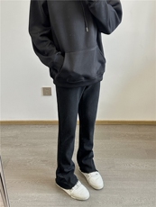 cleanfit纯黑色修身显瘦毛边顶男神裤，男装牛仔裤，星座310A-4
