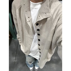 慵懒流行气质简约日系文艺新款百搭开衫毛衣时尚潮流MY7602，男装针织衫/毛衣，星座208-5
