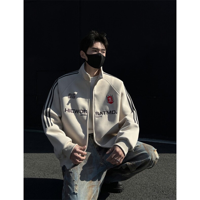 三条杆开衫绣花外套男cp103-特p：70,男装卫衣,电商B371