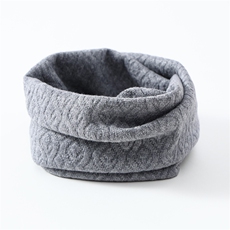 2025年秋季新款羊毛扭花针织脖套时尚休闲通勤百搭，围巾，晨宏羊绒