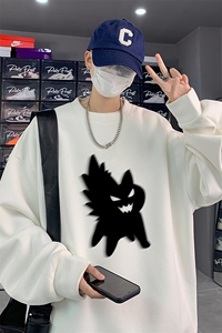 华夫格！华夫格上衣男圆领华夫格卫衣男大码长袖t恤男HY170-P30图片