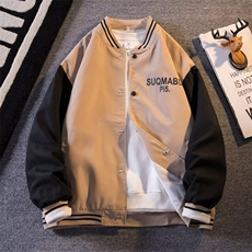 棒球服外套男春秋季2025新款潮牌宽松休闲痞帅百搭上衣服A5/P50，女装短外套，星座506B
