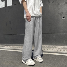 休闲裤男士韩版潮流卫衣裤帅文艺2024春夏季ins宽松长裤K5120-P35，男装休闲裤，星座412-2