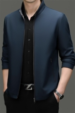 2024年休闲时尚高端男士外套上衣皮衣夹克P175，男装夹克，电商D223-1