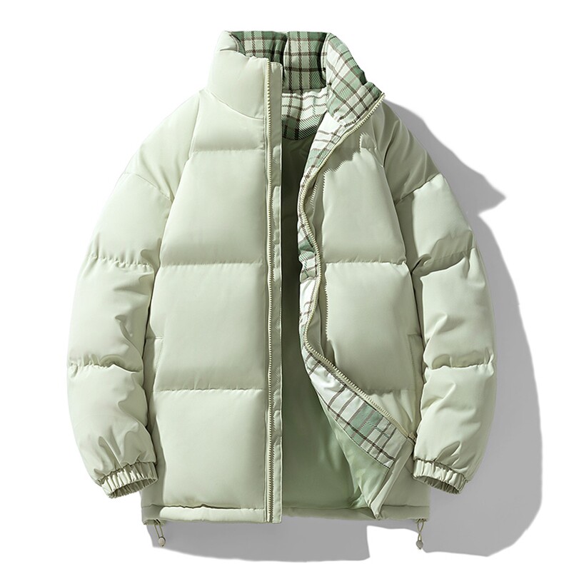 抖音得物美式潮流高品质格子三防加厚羽绒棉衣外套棉服MY5555-P68,男装棉衣,星座610B-1