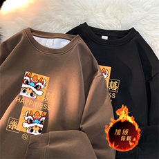 龙年卫衣冬季加绒加厚卫衣男女外套DY5506常规特P28加绒特33，男装卫衣，电商A486