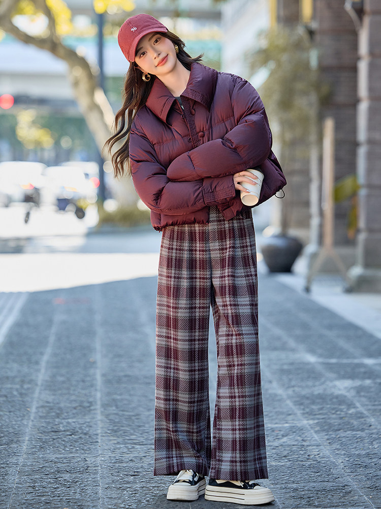 水衣源2767款时尚纯色短款洋气加厚保暖羽绒服女冬季潮品,女装羽绒服,水衣源