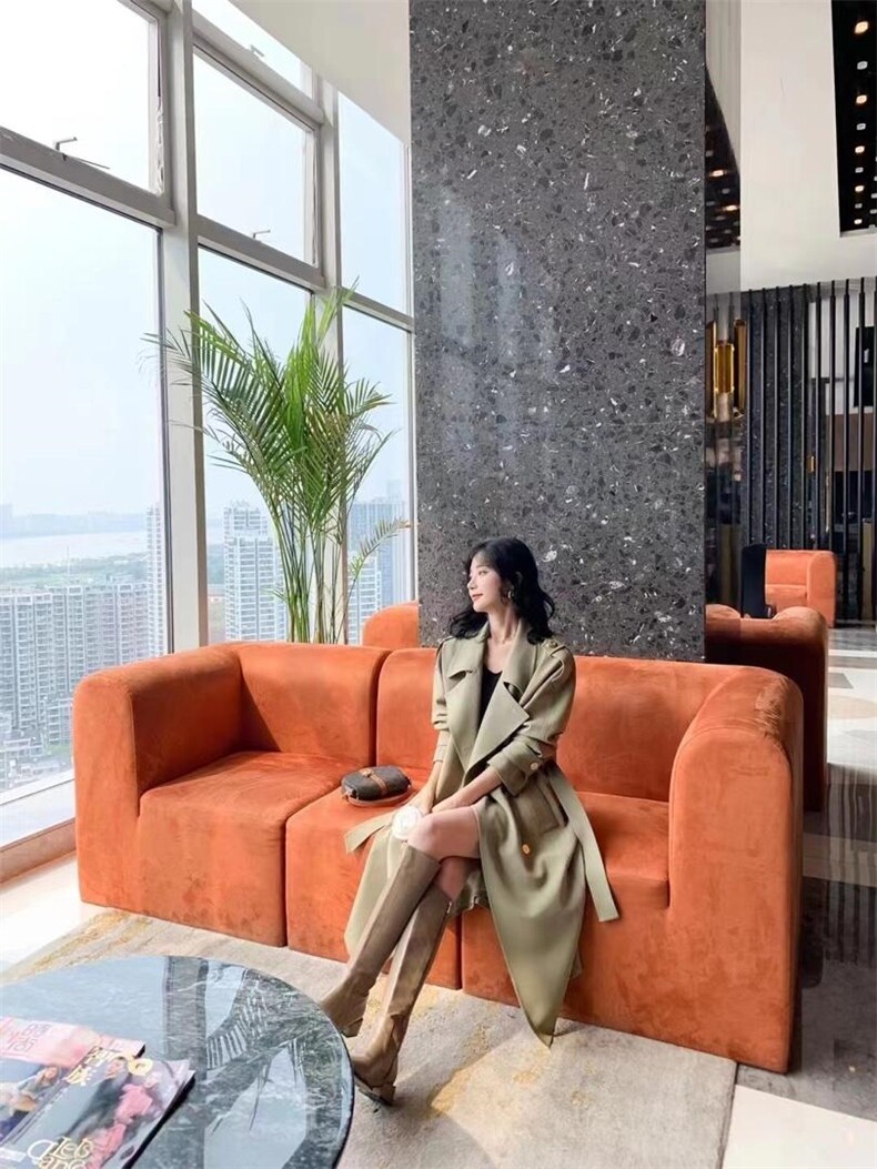 风衣现货，女装风衣，MZ 慕姿