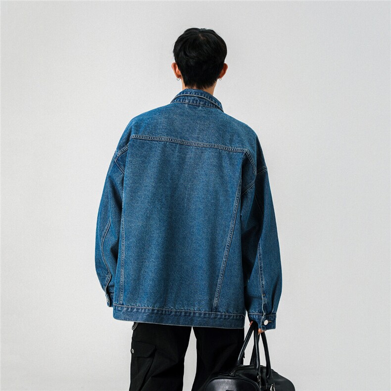 25款抖音品质牛仔夹克宽松韩版工装潮流水洗外套N999/P98148,男装夹克,星座202
