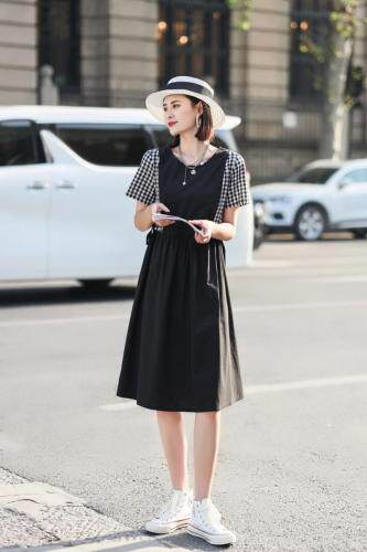 现货韩版连衣裙，女装连衣裙，春语雨桐