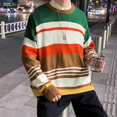 圆领毛衣男慵懒风休闲针织衫GM41P32，男装针织衫/毛衣，星座1116-2