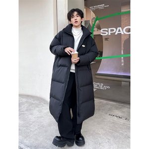 棉衣男冬季加厚潮流中长款棉服男棉袄情侣外套 A071-Y298-P135图片