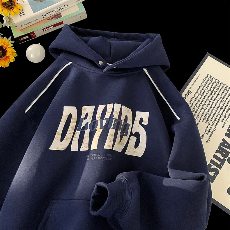 904-2-CD616-P55加绒P65秋冬加绒重磅连帽卫衣男女设计感发泡上衣，男装卫衣，星座904-2