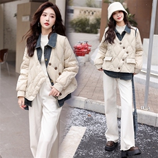 时尚潮流白鸭绒羽绒服马甲两件套2023年冬季新款，女装羽绒服，橙子家