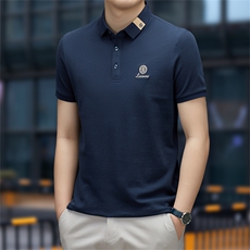 保罗男士短袖T恤翻领半袖薄款2023夏季新款中年商务休闲polo衫男，男装Polo衫，电商B212（原钱塘6029）