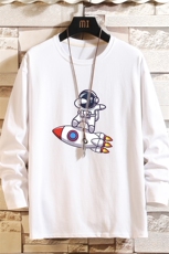 TX3158-P25纯长袖t恤男大码圆领打底衫体恤上衣服，男装T恤，电商A040A