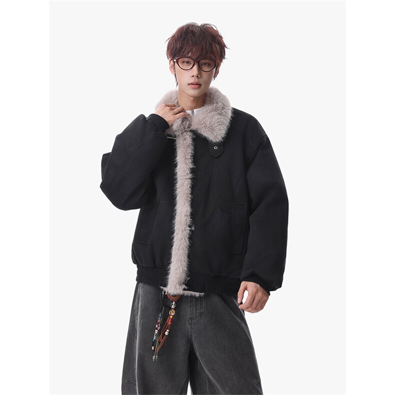 主推冬季新款宽松/座山雕加厚外套潮加厚棉衣XZ102B-1M803-P125图片
