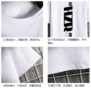 DX17002-P20 纯短袖t恤男大码半袖打底衫宽松体恤衫 网格挂拍图片