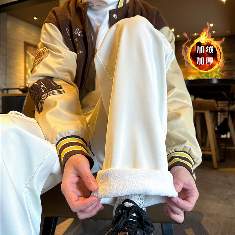 XZ616秋冬新款重磅加绒工装打褶分割休闲长裤TY099JRP65控78,男装休闲裤,星座512A（原616）