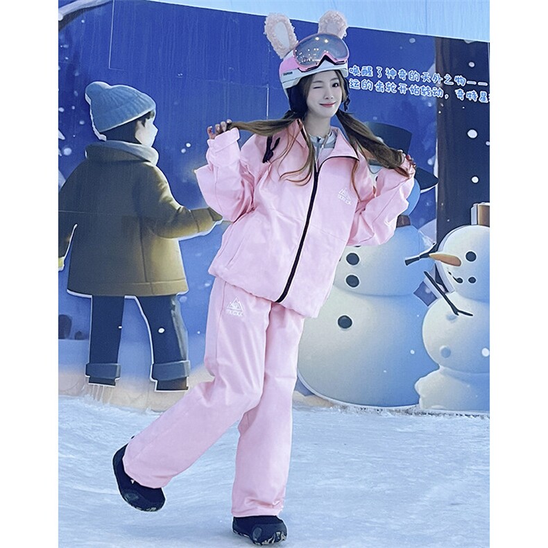 冬新户外防寒单板双滑板滑雪服衣裤套装情侣款保暖外套TZ032-P210，男装休闲套装，电商A001-1