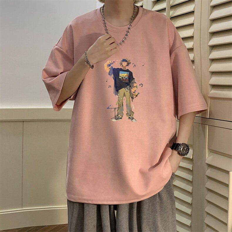 麂皮绒短袖t恤男大码半袖男JD82419-P25,男装T恤,电商A040