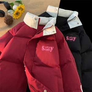 ！库存3W+ ！2025冬季新款男士棉衣立领撞色棉服MY216特P80图片