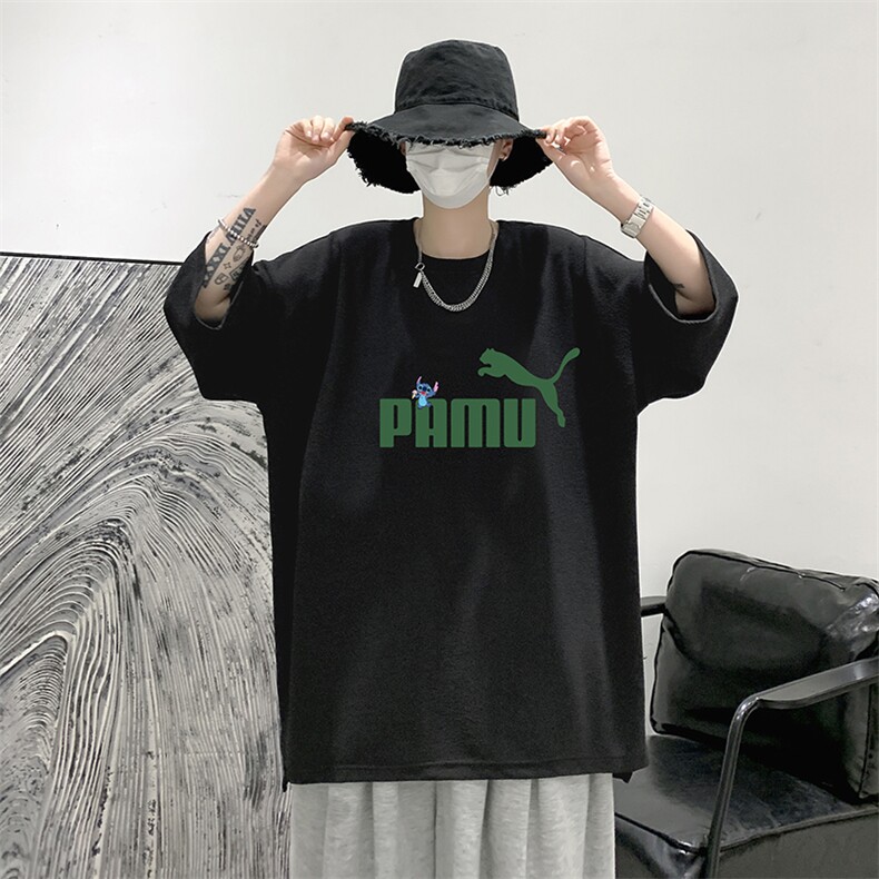 Q11227-P30春夏季七分袖t恤男大码五分袖男短袖中袖大皂风,男装T恤,电商A040