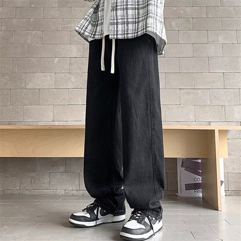 男牛仔裤男孩夏季长裤子直筒休闲裤男XX278图片