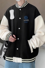 摇粒绒棒球服男大码开衫卫衣男夹克BF86274-P65，男装夹克，电商A040
