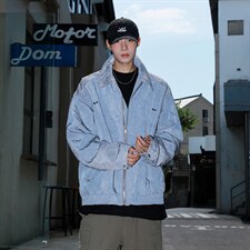 2026港风流光纹褶皱撞色面料大码M-5XL夹克男外套JK77866P75控118，男装夹克，星座227-7