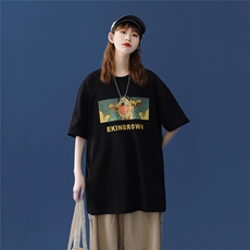 1中性风大码M-5XL图案已注册休闲情侣潮短袖T恤男728F25控39，男装T恤，星座226-2