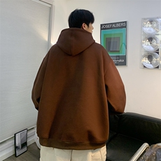 男生港风春季新款简约字母印花宽松连帽卫衣JK23353特批30控49，男装卫衣，星座605(原A050)
